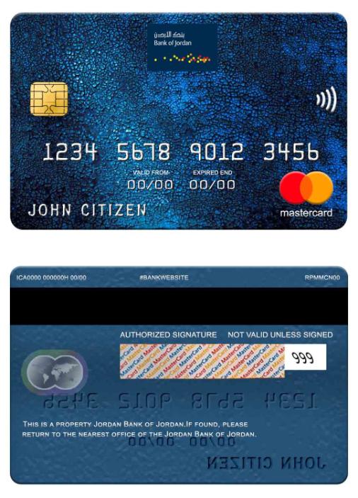 Jordan Bank of Jordan mastercard